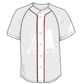 Baseball Jersey Downloadable Sewing and Pattern Customizable 