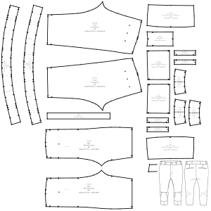 Patrón costura pantalón chándal - Makingpatternsfly