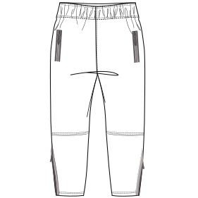 Pantalon softball 7357 patrones confección ropa