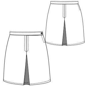 Patrones de costura - Falda CALLY - PDF (tallas 34 - 64)