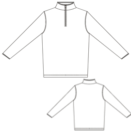 Easy dress patterns for sew Jumper 00107 BOYS Sweatshirt