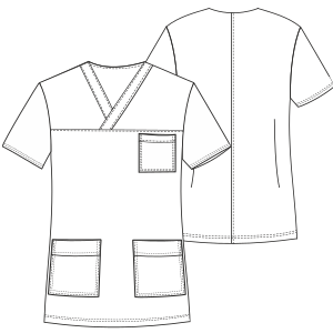 Select from a offer of dress patterns Nurse Jacket 3033 UNIFORMS Shirts