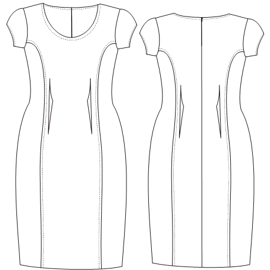 Browse our sewing patterns Dress 750 WOMEN Dresses